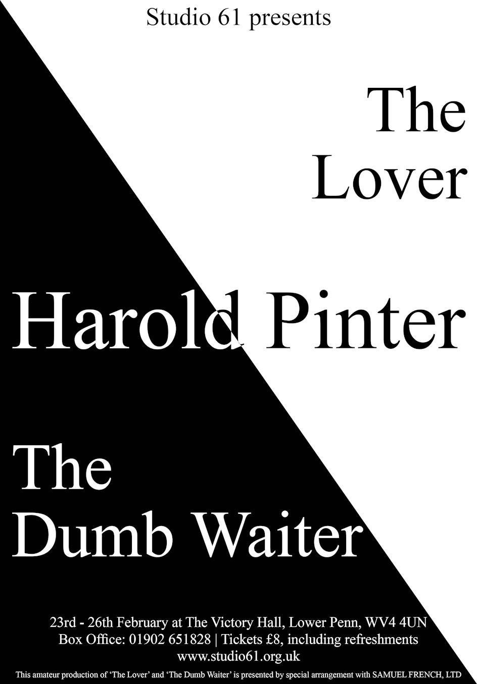 The Lover and The Dumb Waiter (2017)