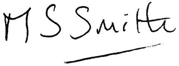 Maggie Smith's signature